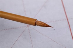 毛笔水墨详情页面素材