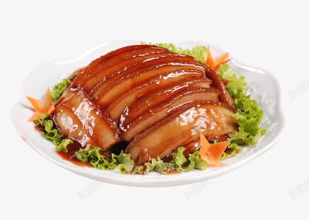 一品梅菜扣肉png免抠素材_88icon https://88icon.com 产品实物 扣肉 搭配 梅菜 生菜 美味 美食