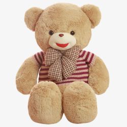 穿衣服的熊泰迪熊可爱熊玩具玩偶高清图片