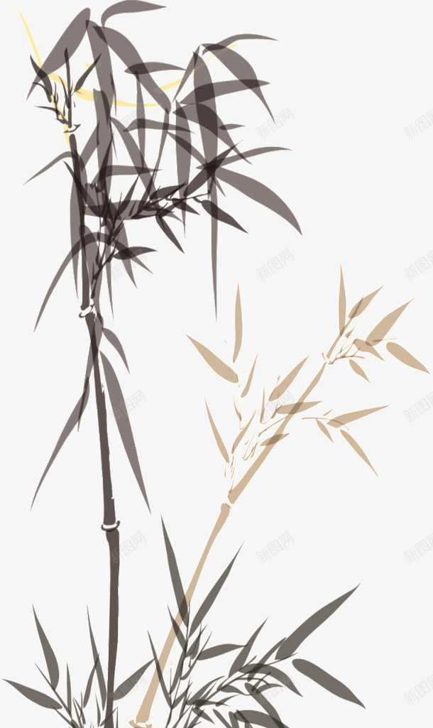 古风竹子水墨png免抠素材_88icon https://88icon.com 古风 水墨 竹子 素材