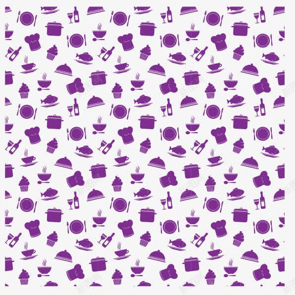 紫色糕点底纹png免抠素材_88icon https://88icon.com 淡紫色 紫色背景 花纹 西餐背景 食物