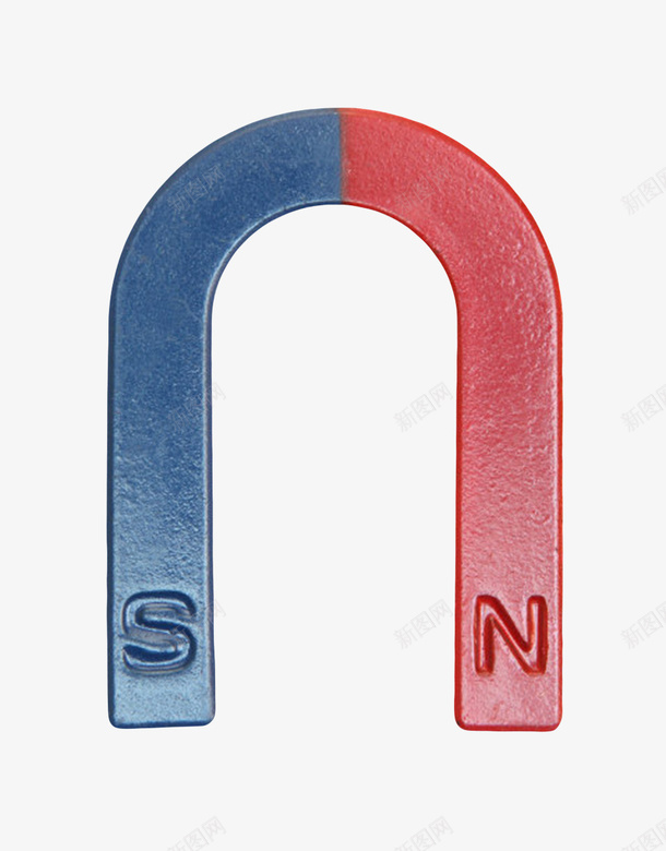 红蓝色天然磁石刻着南北极符号的png免抠素材_88icon https://88icon.com U型磁铁 u型吸铁石 吸引 吸引力 吸铁石 喷漆 排斥力 电磁学 磁力 磁场 磁性 红蓝色天然磁石刻着南北极符号的u型吸铁石实物免费下载