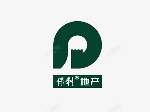 保利保利地产logo商业图标图标