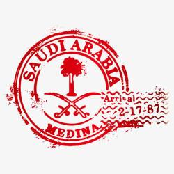 邮戳盖章印章素材