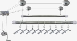 金属衣架晾衣设备高清图片