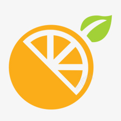 桔子logo创意橘子logo图标高清图片