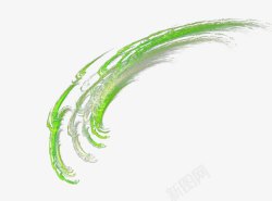 绿色散光速度曲线素材