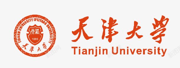 大学拼了天津大学logo矢量图图标图标