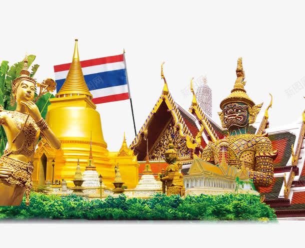 泰国建筑png免抠素材_88icon https://88icon.com 建筑 房屋 景区入口雕塑 泰国 雕像 雕塑