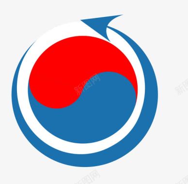 logo蓝色箭头logo标志图标图标