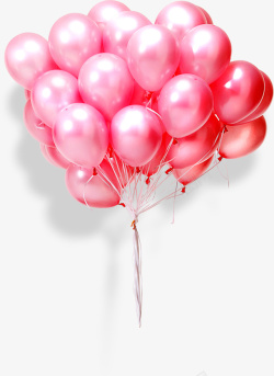 粉红色气球素材