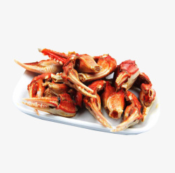麻辣小螃蟹美味红烧螃蟹高清图片