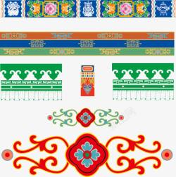 色彩斑斓的藏文化唐卡素材