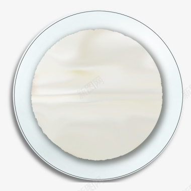 白色情人节海报奶油蛋糕胚图标图标
