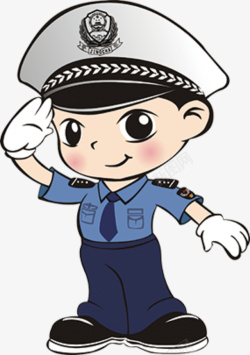 敬礼警察男女警察带警帽的警察素材