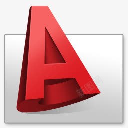红色大苹果应像Autodesk图标图标