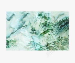 大理石山水背景绿色山水大理石背景墙高清图片