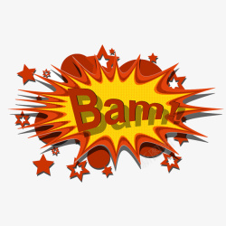 BAMbam英文艺术字体高清图片