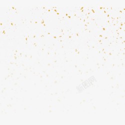 庆祝节日用金色彩带节日元素高清图片