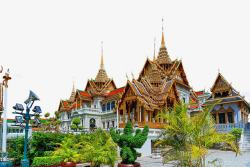 泰国旅游展板曼谷大皇宫旅游高清图片
