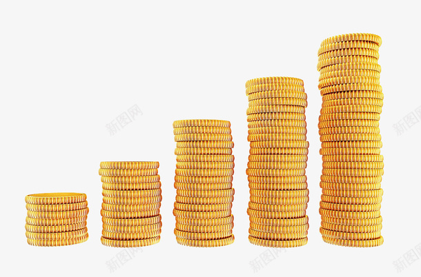 一摞摞金币png免抠素材_88icon https://88icon.com 水彩画 装饰图案卡通手绘 财富 金币 钱袋 铃铛