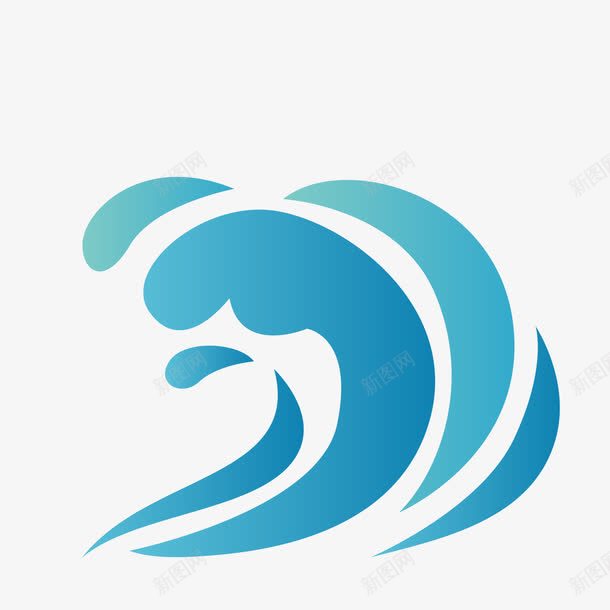 卡通海浪png免抠素材_88icon https://88icon.com PNG图 PNG图下载 创意卡通 卡通 卡通插图 插图 浪花 海浪