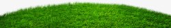 草地草坪圆形拱形弧形草地春天素材