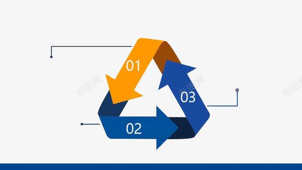 蓝色商务总结ppt模板png免抠素材_88icon https://88icon.com ppt文本框 ppt模板 ppt背景 商务 工作 总结 汇报 箭头 蓝色 黄色