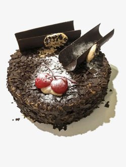 巧克力黑森林蛋糕素材