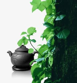 中国风茶文化茶壶素材