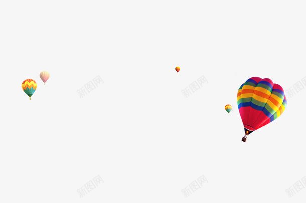热气球png免抠素材_88icon https://88icon.com 五颜六色气球 深空热气球 热求求