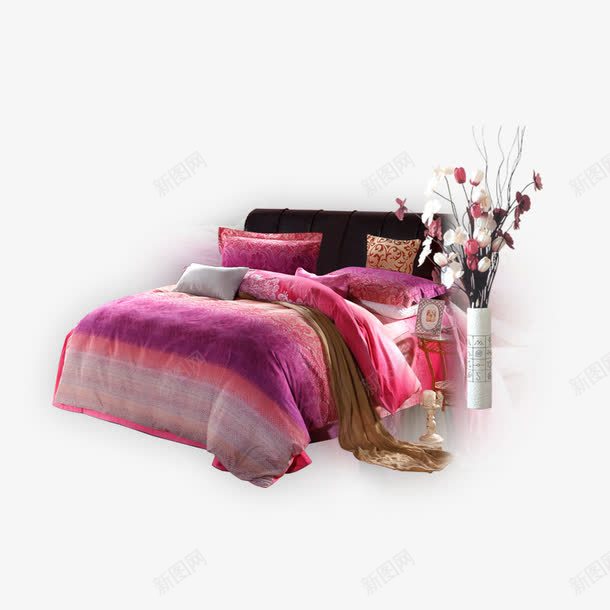 床上用品psd免抠素材_88icon https://88icon.com 家居 家居用品 家纺 床上用品 床上用品图案 纺织品图案 被子