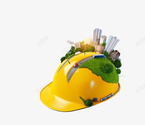 安全帽png免抠素材_88icon https://88icon.com 上班族 城市 安全安心 安全帽 家园 工人 建筑 绿色