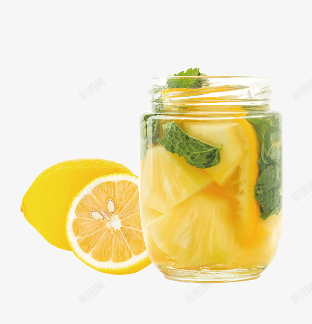 菠萝柠檬水果茶实物png免抠素材_88icon https://88icon.com 夏日饮品 好喝 柠檬 水果茶 清凉 绿色 美味 菠萝