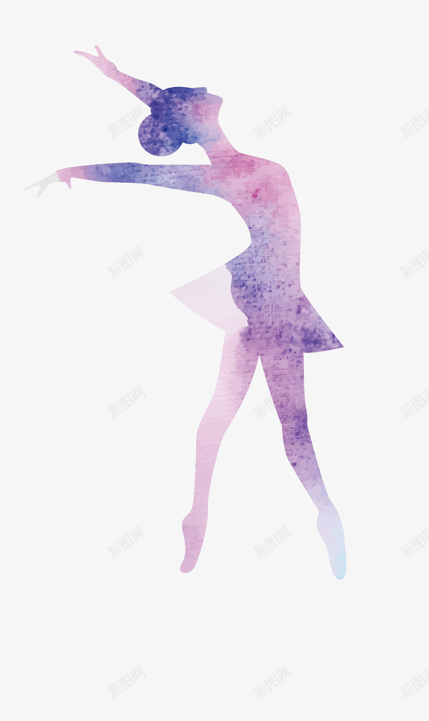 跳芭蕾舞的女孩png免抠素材_88icon https://88icon.com 唯美 女孩 紫色 舞蹈 芭蕾舞 表演