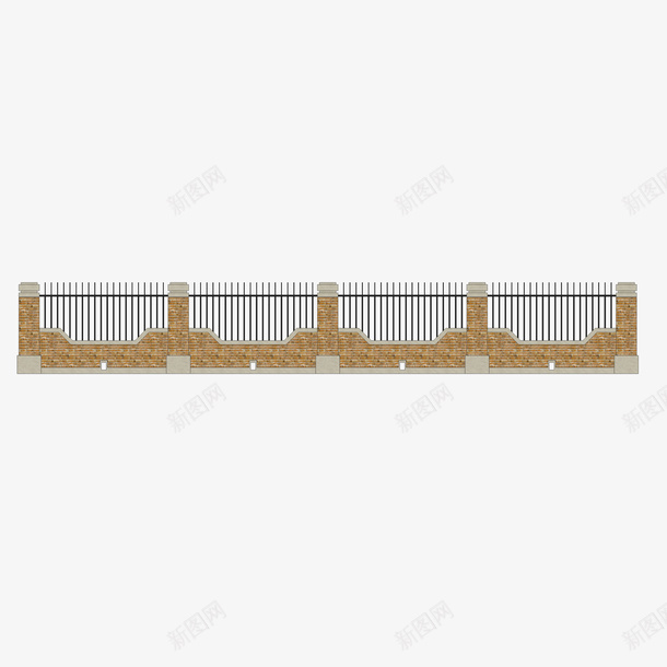 庭院围栏png免抠素材_88icon https://88icon.com 中式栏杆 庭院围栏 效果图 新中式护栏