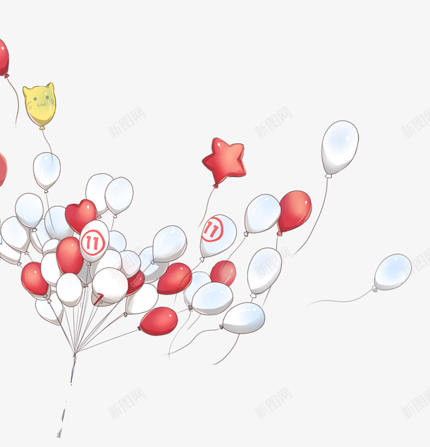 圆形五角星造型可爱气球片png免抠素材_88icon https://88icon.com 五角星 可爱 图片 圆形 气球 造型