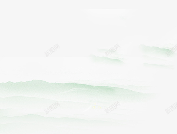 山水背景psd免抠素材_88icon https://88icon.com 绿色山水背景 背景元素 背景图