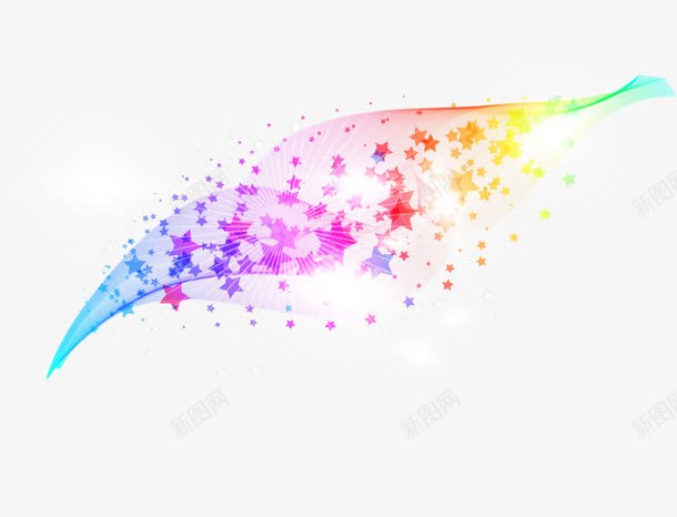 插画彩色渐变色块png免抠素材_88icon https://88icon.com 彩色 插画 暖色系