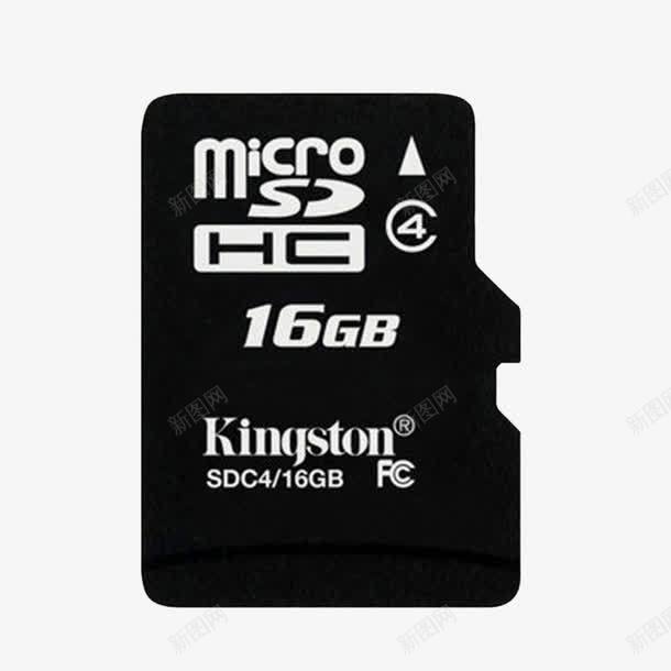 16GB黑色TF内存卡png免抠素材_88icon https://88icon.com 16GB TF卡 tf卡 产品实物图 内存卡 记忆卡 黑色