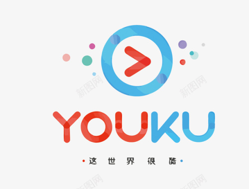 APP余额优酷视频播放器LOGO矢量图图标图标