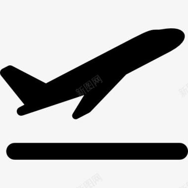 运输PNG起飞的飞机图标图标