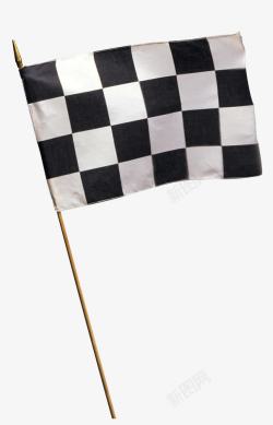 格子旗和赛车免费下载一支赛车旗高清图片