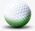 创意合成白色的高尔夫球素材