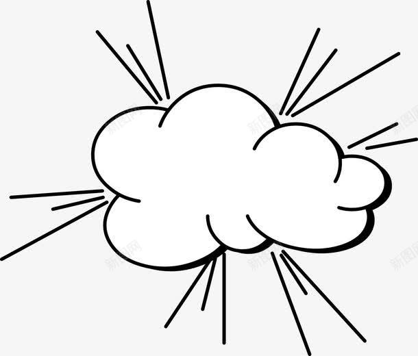 可爱手绘对话框爆炸云png免抠素材_88icon https://88icon.com 卡通素材 可爱 弹出对话框 漫画 漫画对话框 爆炸 爆炸云 爆炸框