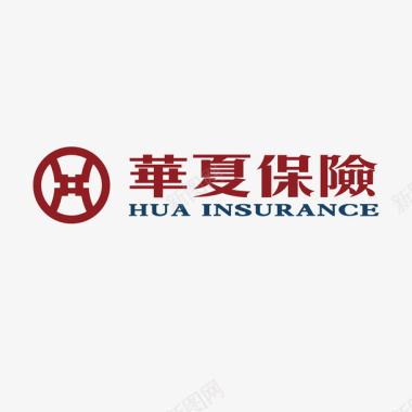 字母标志红色华夏保险logo标志矢量图图标图标