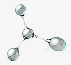 基因放大图水珠基因元素小气泡水珠高清图片