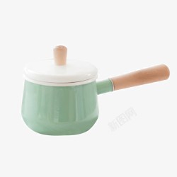 枫丹白露搪瓷奶锅素材
