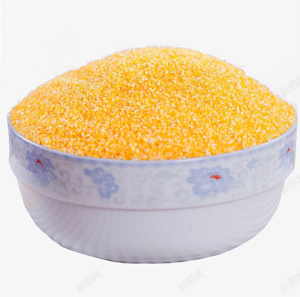 一碗玉米碴png免抠素材_88icon https://88icon.com 五谷杂粮 玉米碴 瓷碗 碎玉米 金黄色
