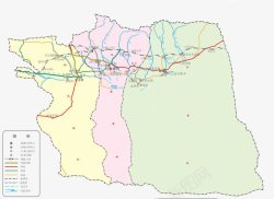 新疆吐鲁番地图素材